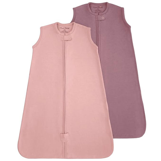 Mama Cheetah Baby Sleep Sack 0.5 TOG, Organic Cotton Baby Wearable Blanket with Two-Way Zipper, Swaddle Transition Baby Sleeping Bag for Newborn Infant Toddler Boy Girl, 6-12 Month