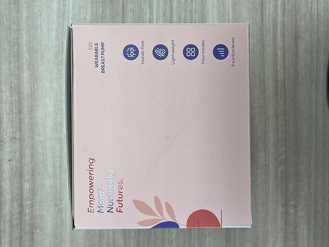 Nuliie Hands-Free Breast Pump, Wearable Breastfeeding Pump 4 Modes 9 Levels with 18/21/24MM Flange, Electric Breast Pump Portable, Replaced Pumping Accessories Included (Pink, 2 Packs)