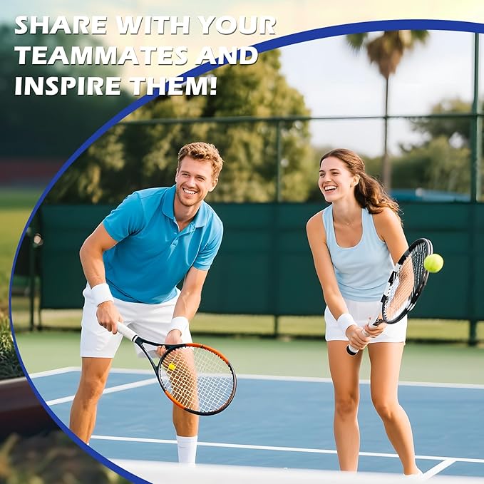 LiYiQ 72 Pcs Tennis Party Favors Tennis Team Gifts Tennis Goodie Bags Stuffers Tennis Ballpoint Pens Bookmark Card and Silicone Bracelet