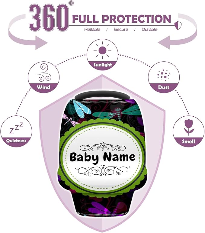 Baby Car Seat Stroller Cover Nursing Cover New Mom Breastfeeding Scarf Soft Stretchy Infant Carrier Cover Car Canopy Coverage