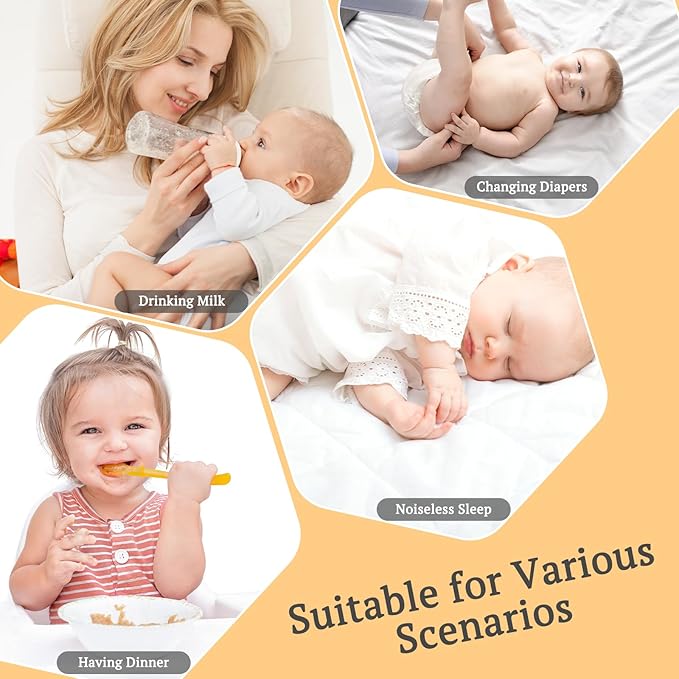 BEDLORE Waterproof Crib Mattress Protector 2 Pack, Ultra Soft Bamboo Viscose Crib Mattress Pad Cover, Noiseless Toddler Mattress Protector for Standard Baby Mattress Size 52''x28'', Dark Gray