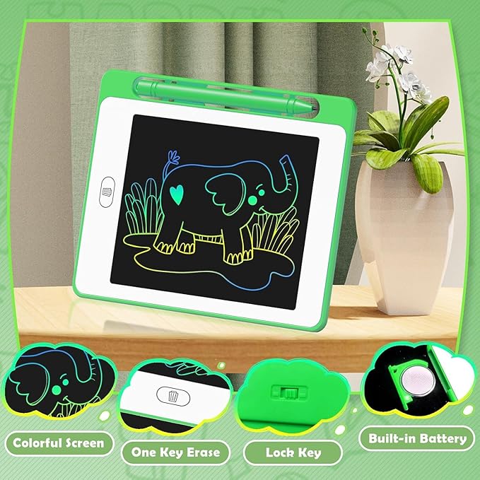 24 Pack LCD Writing Tablet for Kids, 6.5 Inch Colorful Doodle Board Drawing Tablet, Erasable Reusable Electronic Drawing Pads, Educational Learning Toys Birthday Gifts for Girls Boys Age 3 4 5 6 7 8