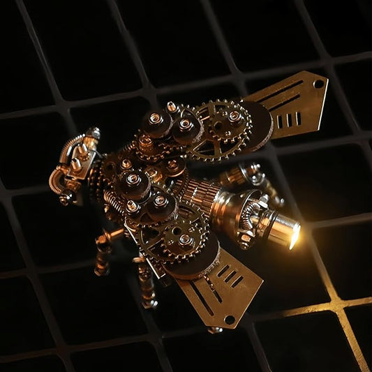 Adult 3D Metal Puzzle, Punk Insect Model Set, 3D Metal Puzzle Mechanical Insect Building Blocks, Fun DIY Assembly, high-end Men's Gifts.