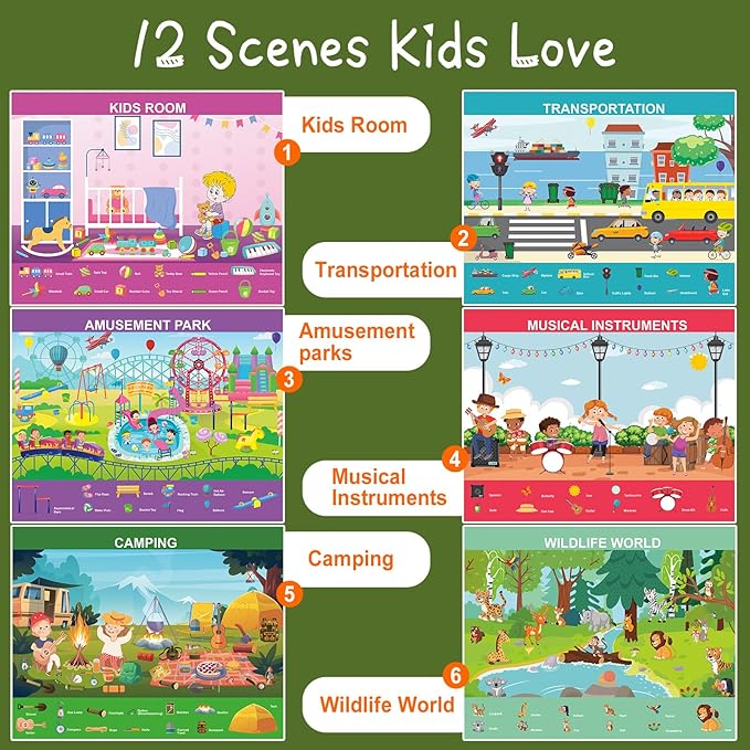 Search and Find Books for Kids 3-5,Toddler Preschool Larning Activities Educational Toys for 3 4 5 6 Year Old Boys Girls, Travel Game for Road Trip Car Airplane, Easter Basket Stuffers Gifts for Kids