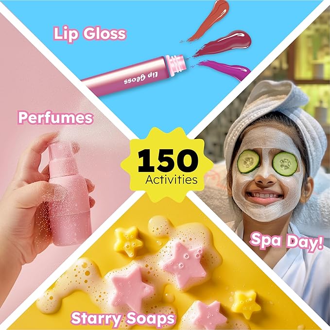 Butterfly EduFields 150+ Girls Science Kit for Kids 8-12 Ages 8 9 10 11 12 Years | Girls Science Experiments | Birthday for Girl | Fun STEM Learning and Educational Toys