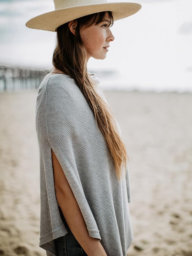 We are Amma | The Cocoon™ - Newborn Essentials Must Haves: Nursing Cover for Breast Feeding Essentials | Nursing Sweater Used as Breastfeeding Cover (Grey, Plus Size)