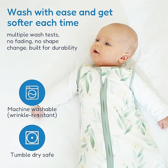 TotAha Sleep Sack 3-6 months 3 Pack, Buttery Soft Wearable Blanket Baby Sleeping Bag with 2-way Safe Zipper, 0.5 TOG, Baby Girl