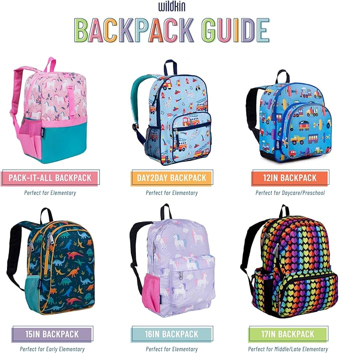 Wildkin ECO rPET Kids Backpack – Recycled, Padded, Adjustable for School & Travel – Sharks