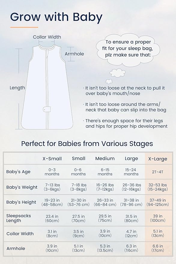 TotAha Toddler Sleep Sack 1.0 TOG for 2T-3T-4T, Wearable Blanket Baby Sleeping Bag with 2-Way Safe Zipper for All Seasons, Warm Soft Sleepsacks for Girl