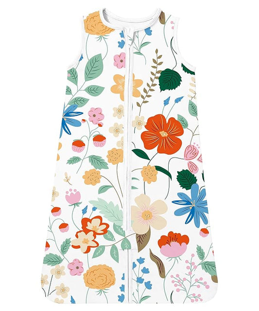 TotAha Toddler Sleep Sack 2T-3T-4T, 0.5 TOG Summer Light Sleeping Sacks, Soft Wearable Blanket Baby Sleep Bag with 2-way Zipper, X-Large