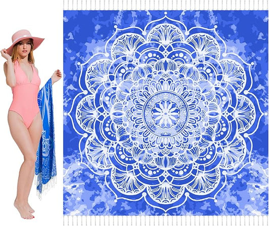 Oversized Turkish Beach Towel Blanket XXL Cotton Sandproof Towels Boho Woven Extra Large Big Sand Free Giant Throw Thick Blankets Huge Quilt XL Picnic Camping Necessities Cloud For Adult Gifts