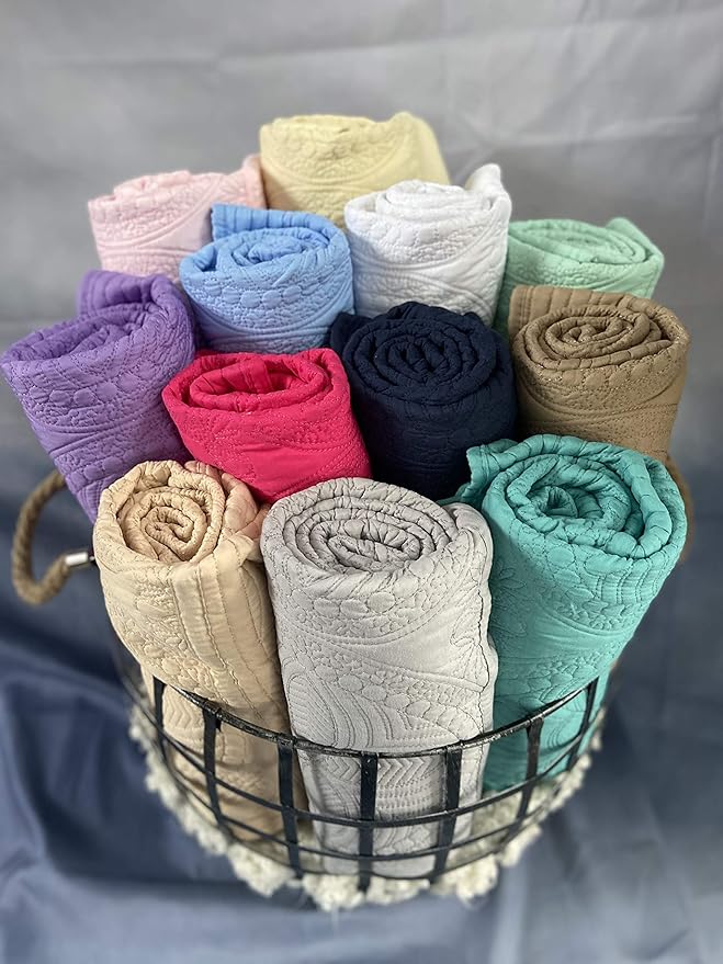 Personalized Baby Blanket Baby Quilt Monogrammed Blankets for Boys and Girls Embroidered Baby Gifts (Elephant & Balloons) Crib