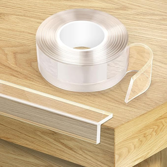 Corner Protectors Baby Proofing,Clear Corner Protector,Soft Edge Protector 32.8ft(10M) Corner Guards Furniture Corner&Edge Safety Bumpers with Upgraded Strong Adhesive for Furniture&Sharp Corners