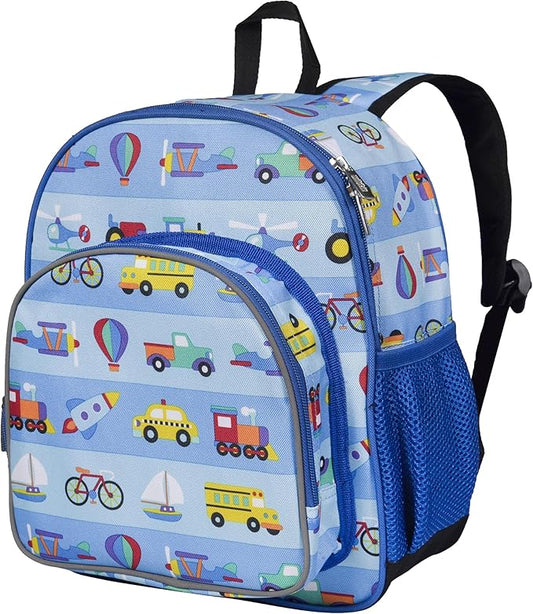 Wildkin 12-inch Kids Backpack – Padded, Adjustable, Ideal for Daycare & Travel - On the Go