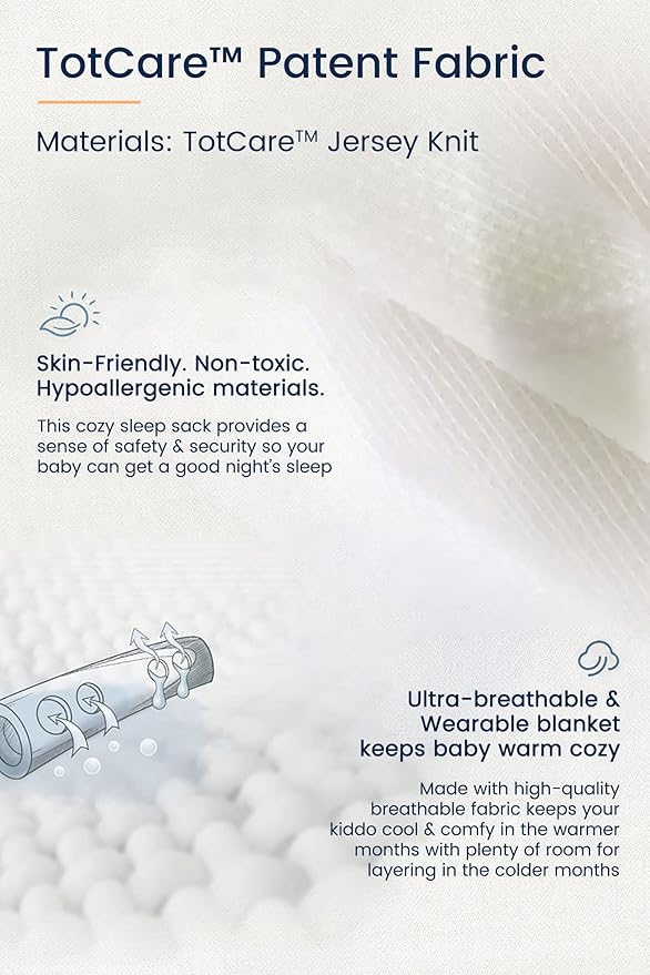 TotAha Sleep Sack 12-18-24 Months 3 Pack,Buttery Soft Wearable Blanket Baby Sleeping Bag with 2-way Safe Zipper, 0.5 TOG, Baby Girl