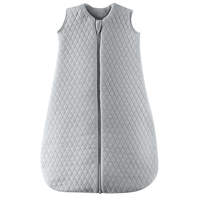 JELLYMONI Baby Sleep Sack TOG 2.5, 12-18 Months Winter Baby Wearable Blanket, 100% Cotton Infant Sleeping Sack 2-Way Zipper Warm Quilted Sleepsack