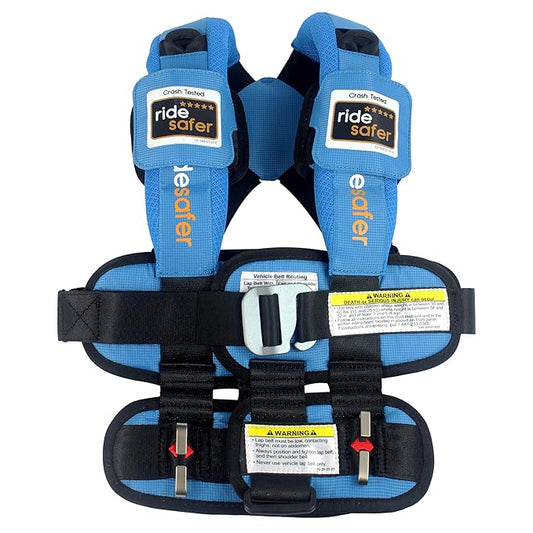 Small Blue, Lightweight, Compact, Portable Car Seat - Perfect for Travel and Everyday Child Safety (Pack of 6)
